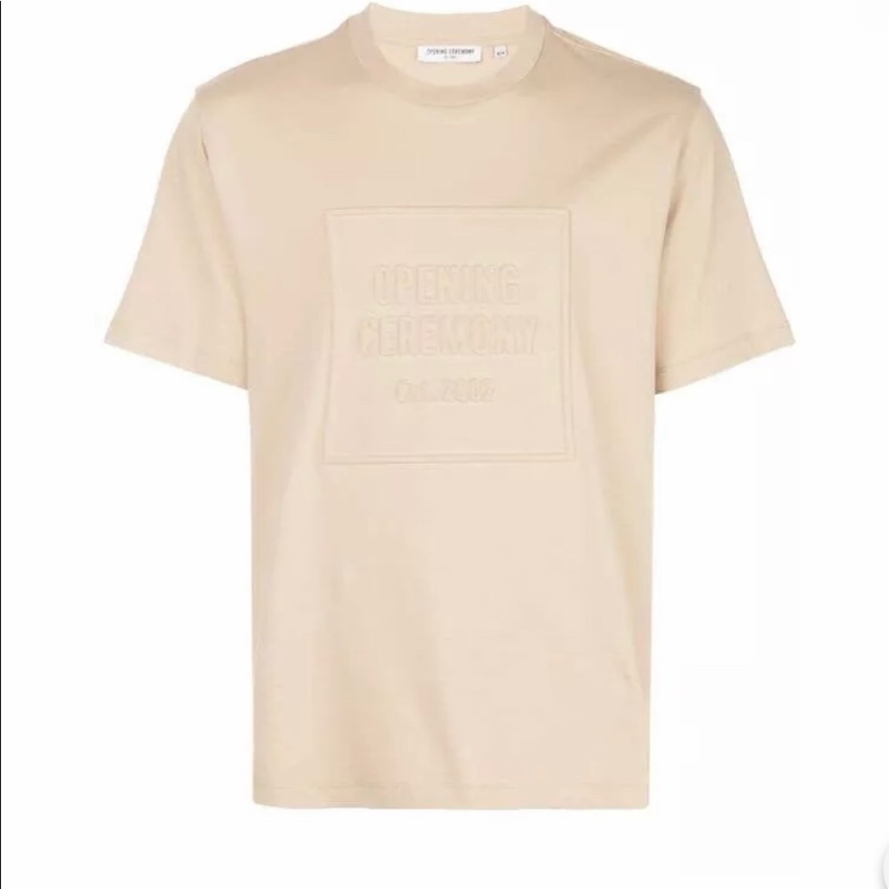 Opening Ceremony Embossed Logo T Shirt Size M NWT